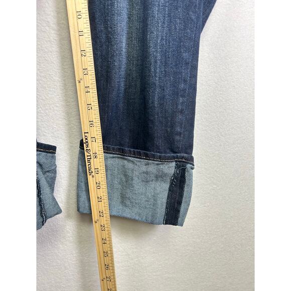 Kut from the Kloth Cameron straight leg cuffed cropped jeans womens size 20W￼ - Picture 11 of 12
